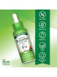 B Complex Liquid Plus B-12 Natural Berry Flavor 2 oz Pack of 2 W5008