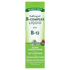 B Complex Liquid Plus B-12 Natural Berry Flavor 2 oz Pack of 2 W5008