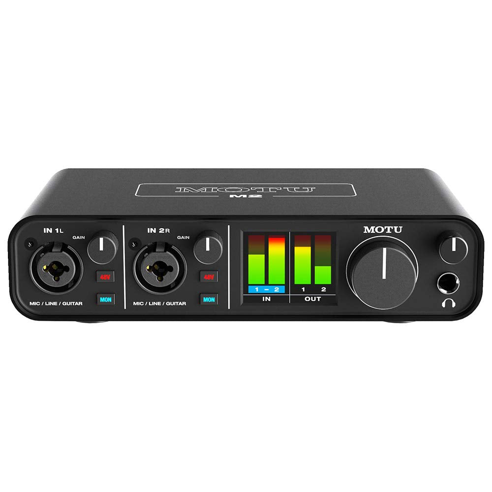 2x2 USB-C Audio Interface with XLR-XLR Cable Bundle A429540