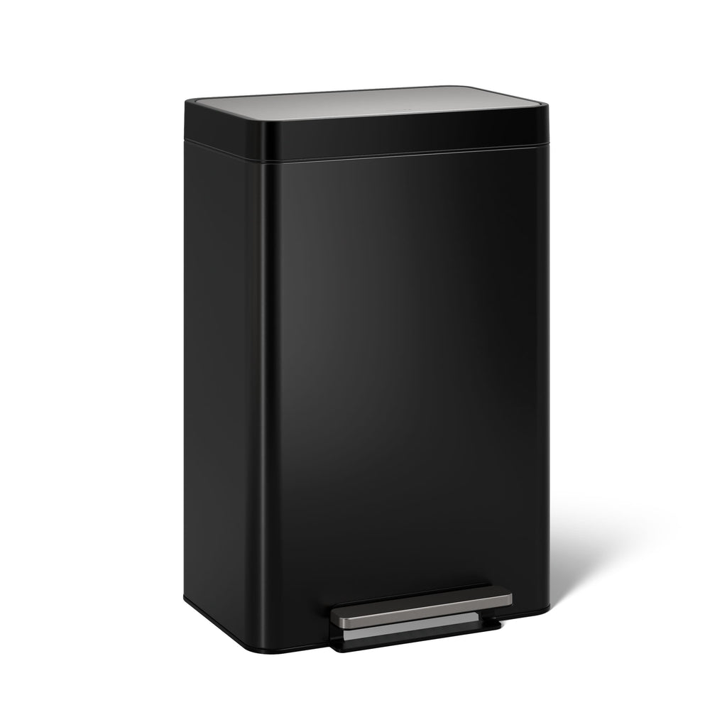 13-Gallon Stainless Steel Step Trash Can L13486
