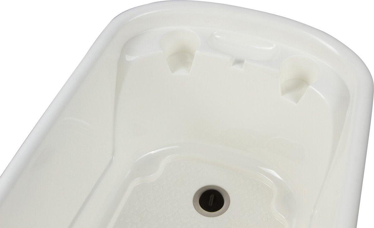 Portable Pet Bath Tub White 37.5"x19.5"x35.5" Q62676