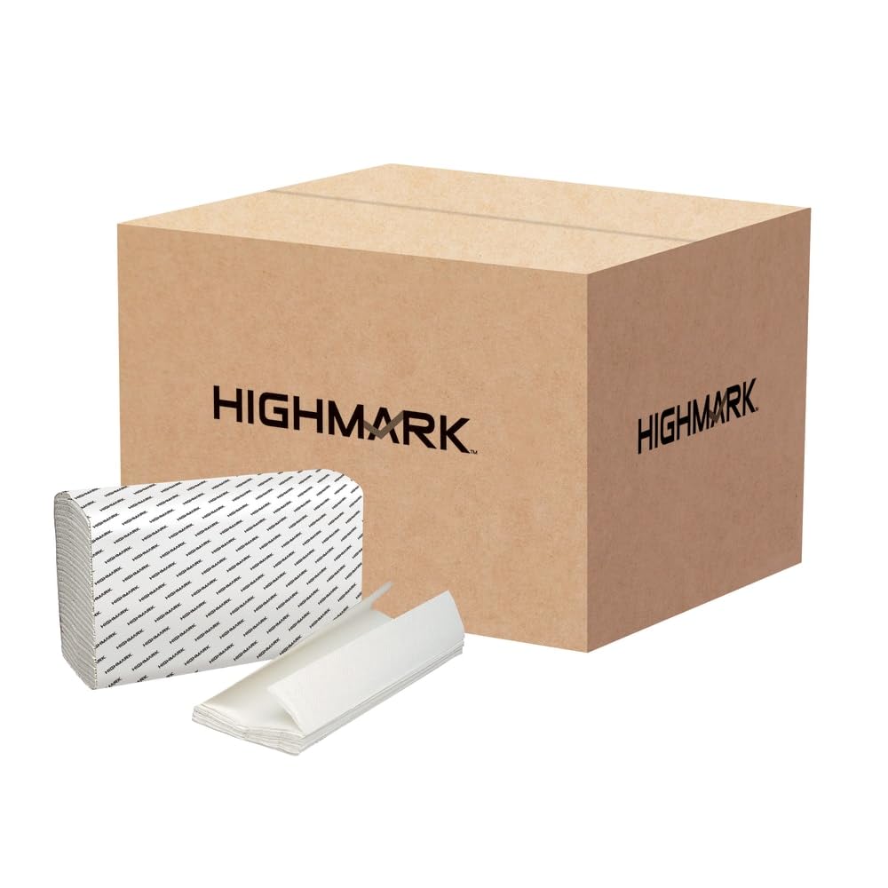 100% Recycled C-Fold Paper Towels, White, 150 Per Pack, 16 Packs D91852