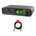 2x2 USB-C Audio Interface with XLR-XLR Cable Bundle A429540
