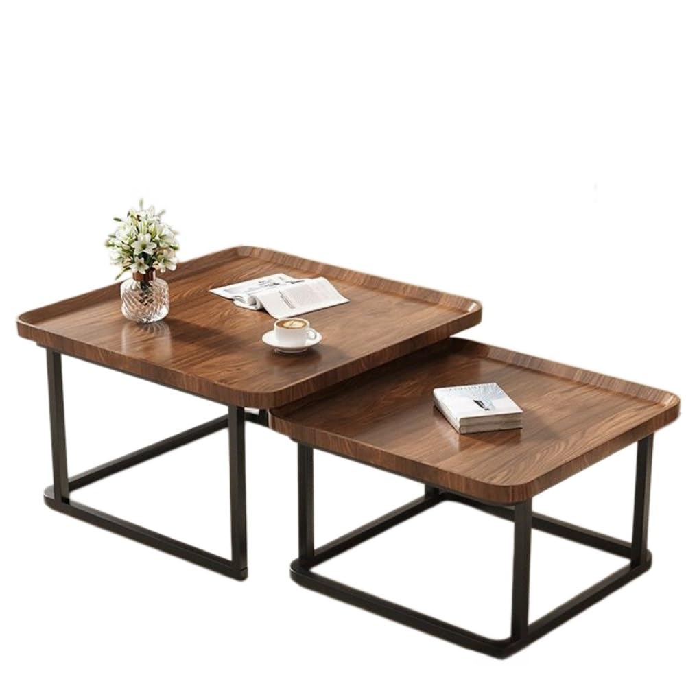 Square Nesting Side Table Set of 2 G997