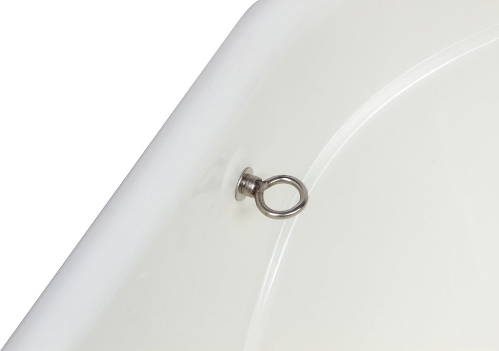 Portable Pet Bath Tub White 37.5"x19.5"x35.5" Q62676