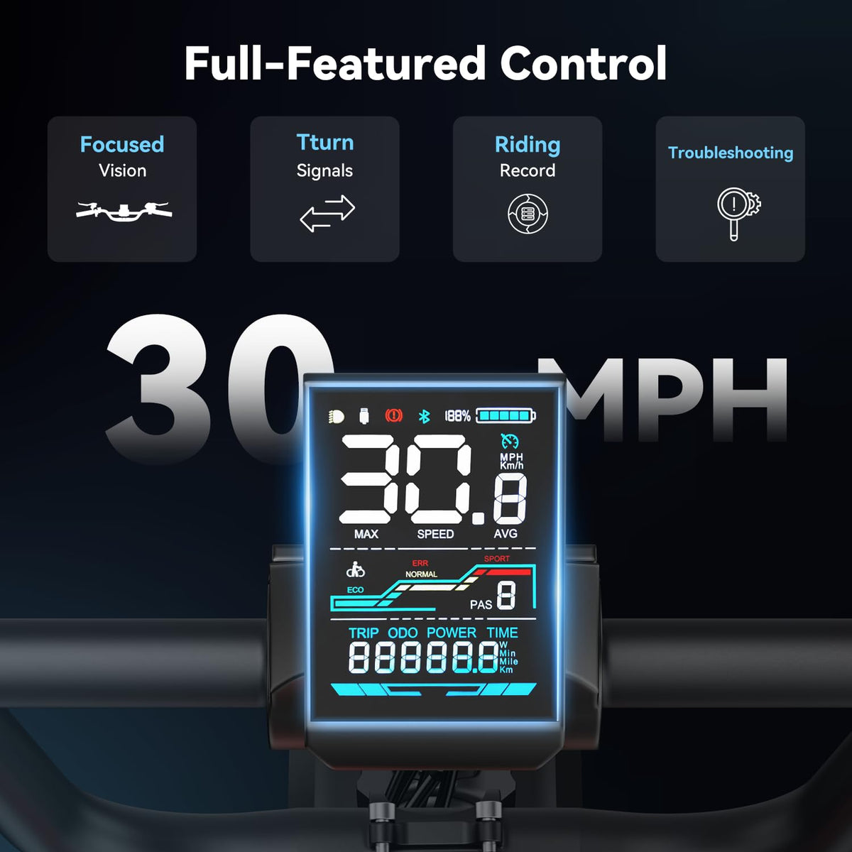 1500W Electric Bike 20'' Fat Tire C152757