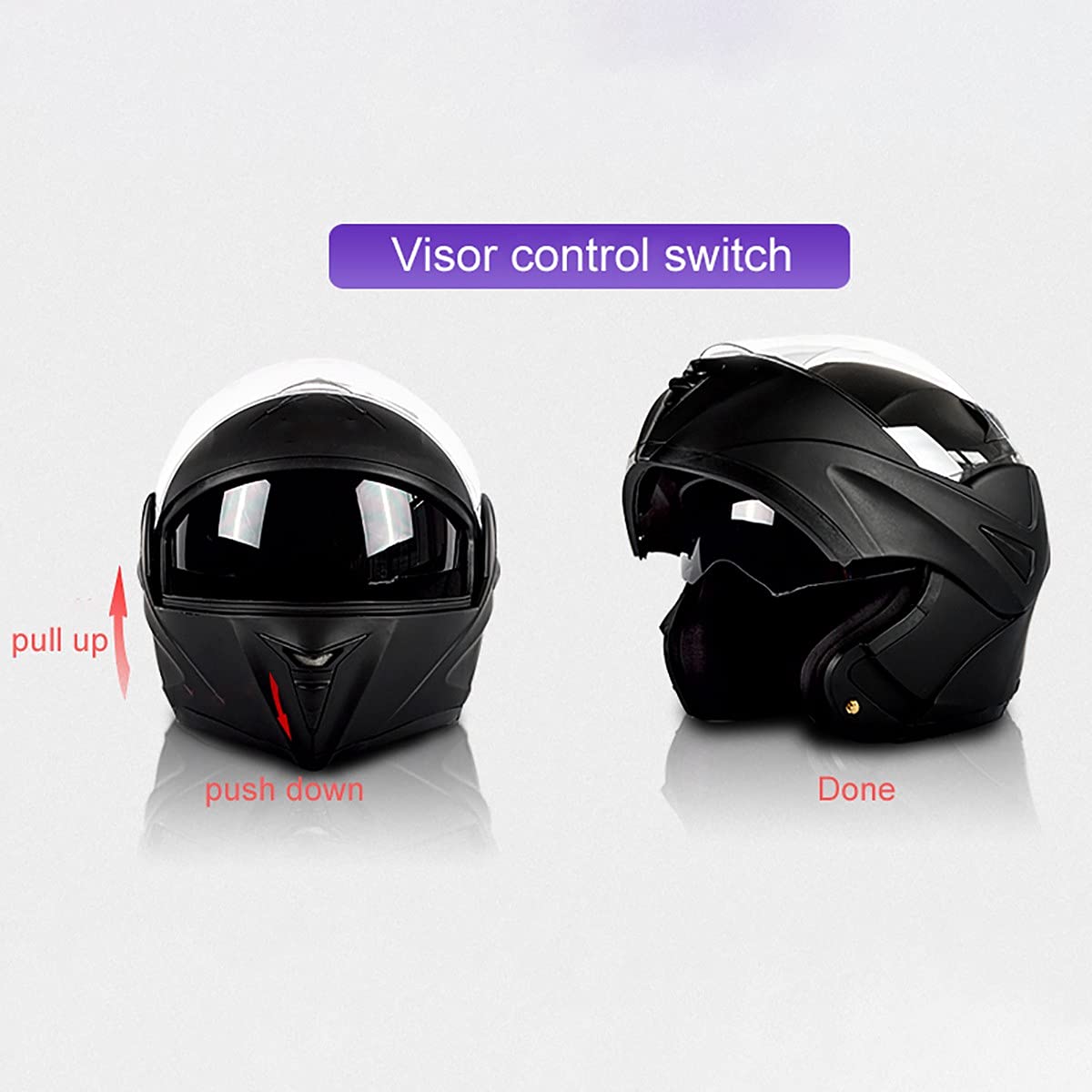 Bluetooth Modular Full Face Motorcycle Helmet DOT ECE E16631