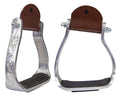 Angled Engraved Western Show Stirrups C761