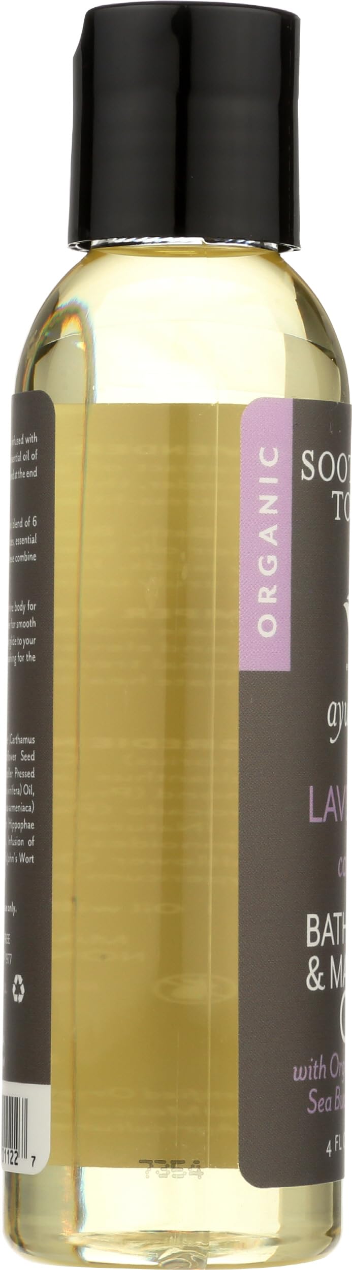 Organic Calming Lavender Bath, Body & Massage Oil, 4 Oz D37984