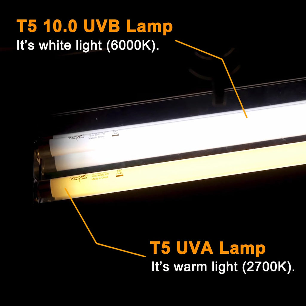 12 Inch UVB Reptile Light Fixture with Timer H74495