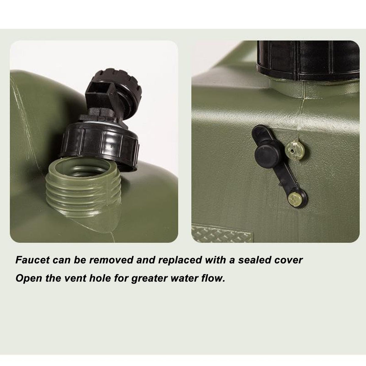 10L Portable Water Jug with Faucet V257