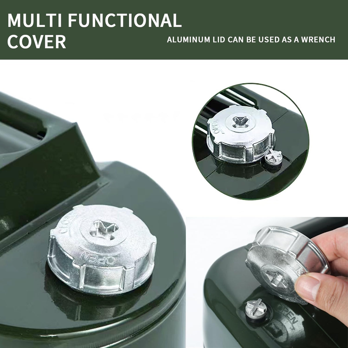 5 Gallon Metal Watering Can with Removable Spout A42658