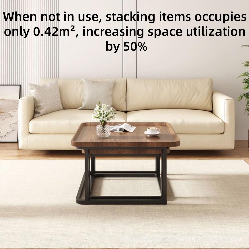 Square Nesting Side Table Set of 2 G997