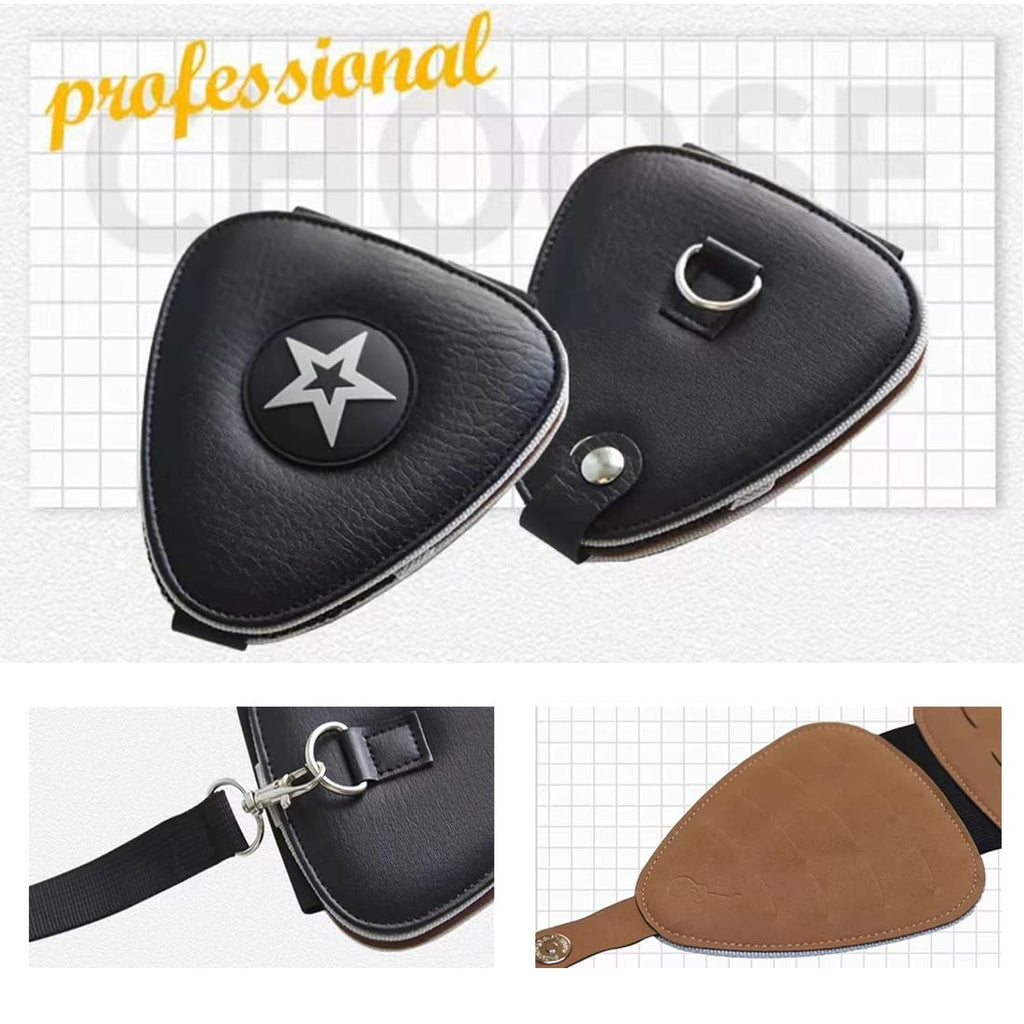 Guitar Pick Holder Case Bag with 24pcs Colorful Picks L520174