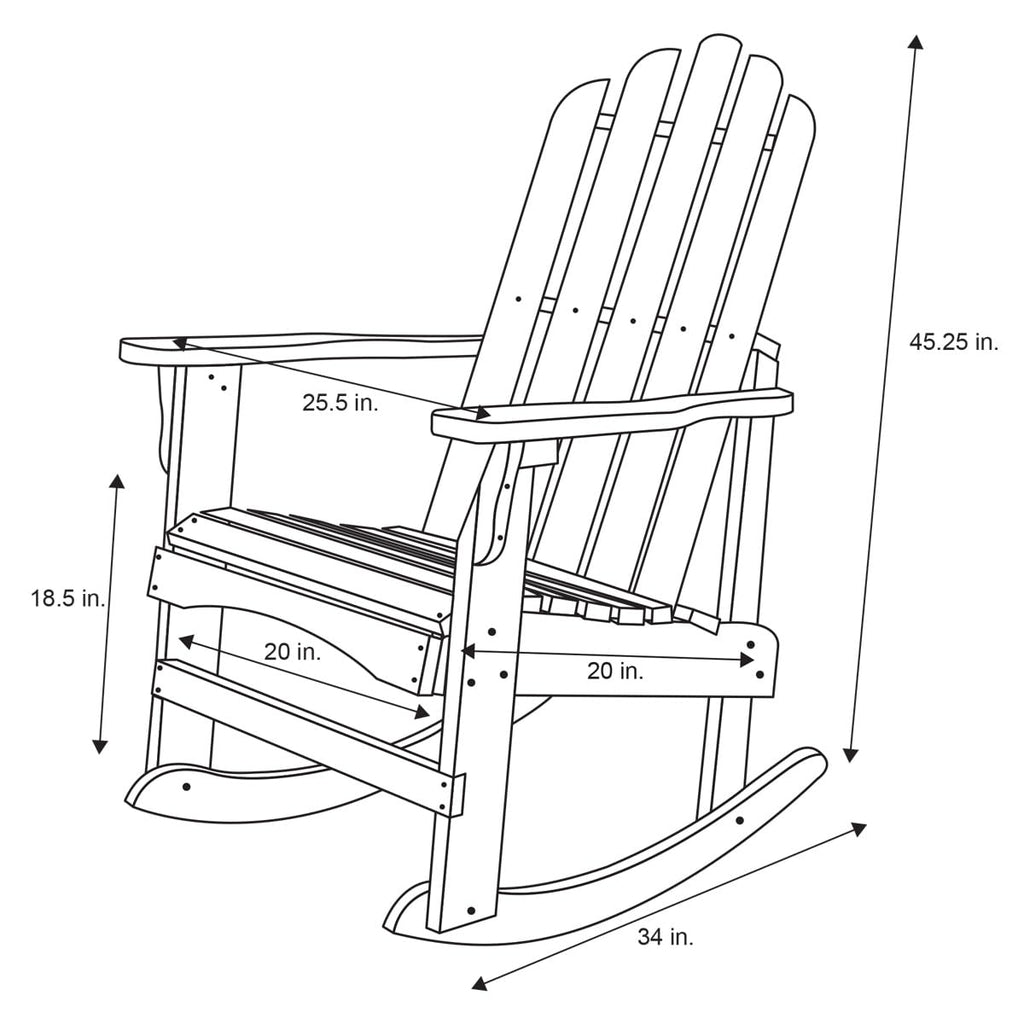 Oak Wood Rocking Chair B157257