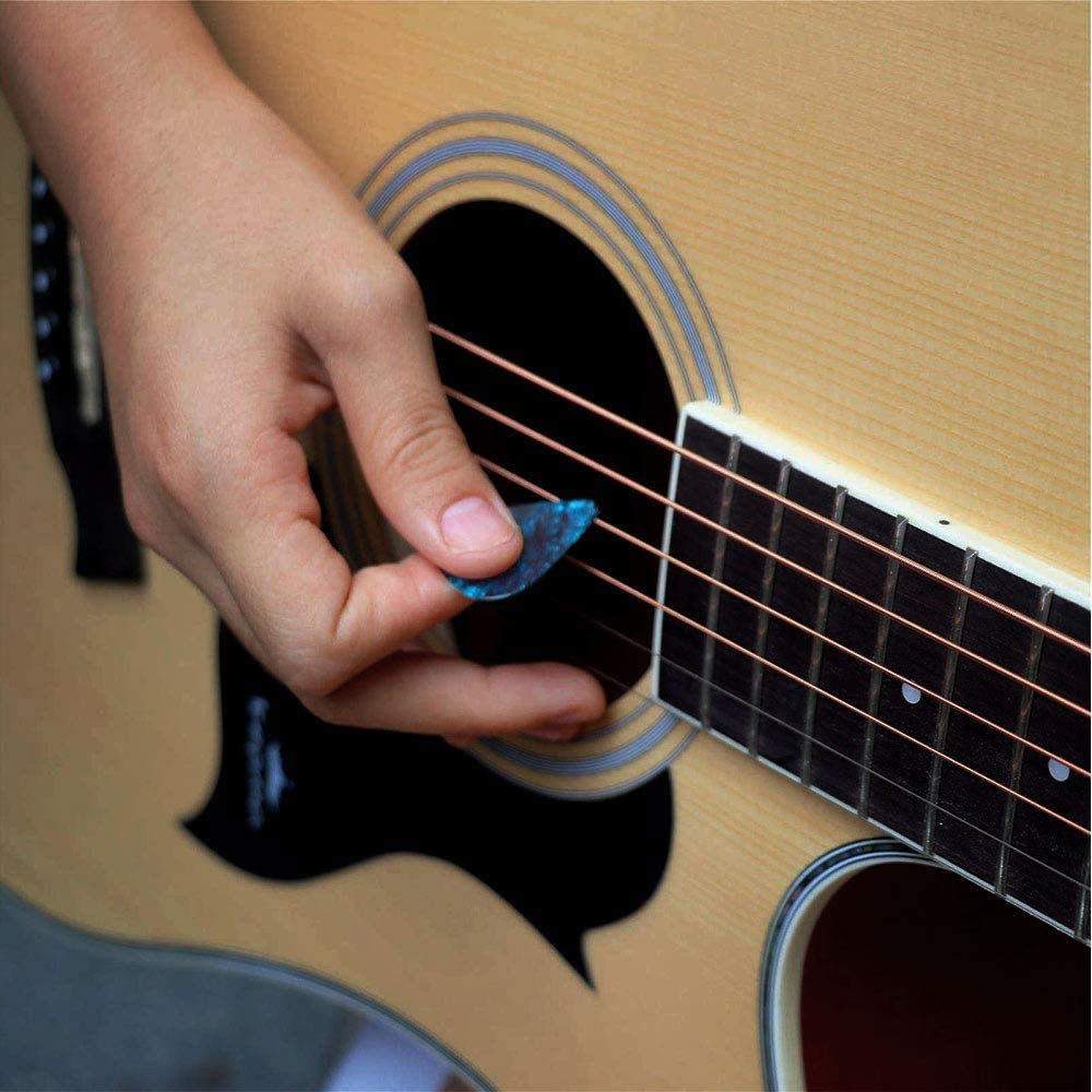 Guitar Pick Holder Case Bag with 24pcs Colorful Picks L520174