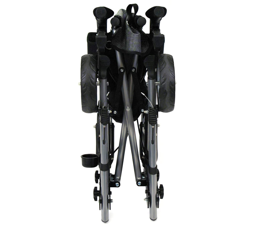 Adjustable Rollator with Seat and Backrest H379024