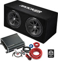12" 600 Watt Vented Subwoofer and Amp Package L9620