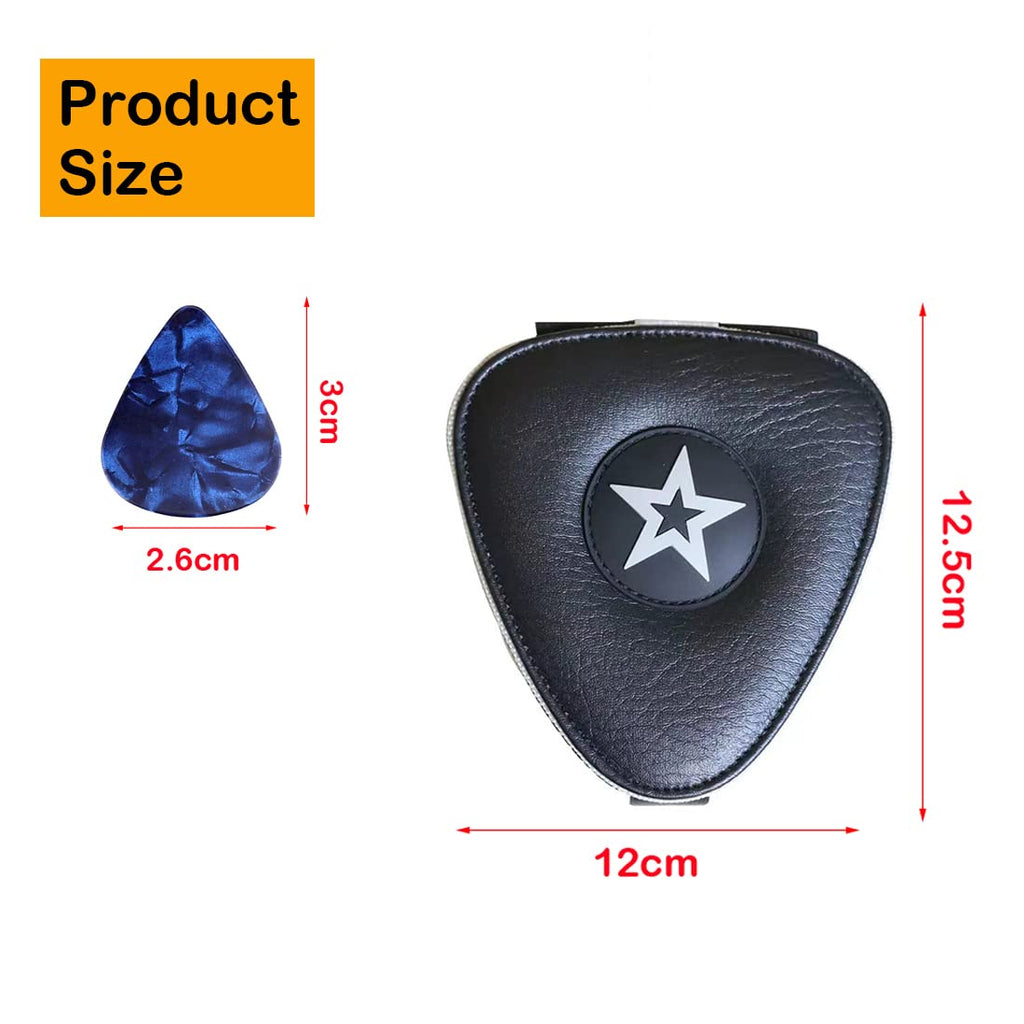 Guitar Pick Holder Case Bag with 24pcs Colorful Picks L520174