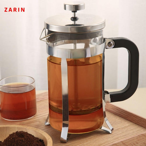 34oz French Press Coffee & Tea Maker Borosilicate Glass Stainless Steel L997184