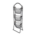 Adjustable 3-Tier Metal Floor Standing Storage Basket S860443