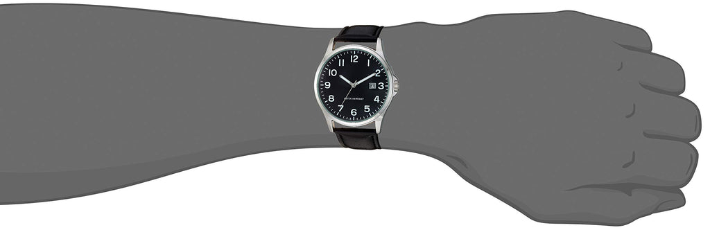 Leather Band Analog Watch B192109