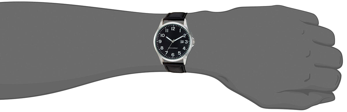 Leather Band Analog Watch B192109