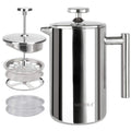 French Press Coffee Maker 304 Grade Stainless Steel Insulated 17oz O235390