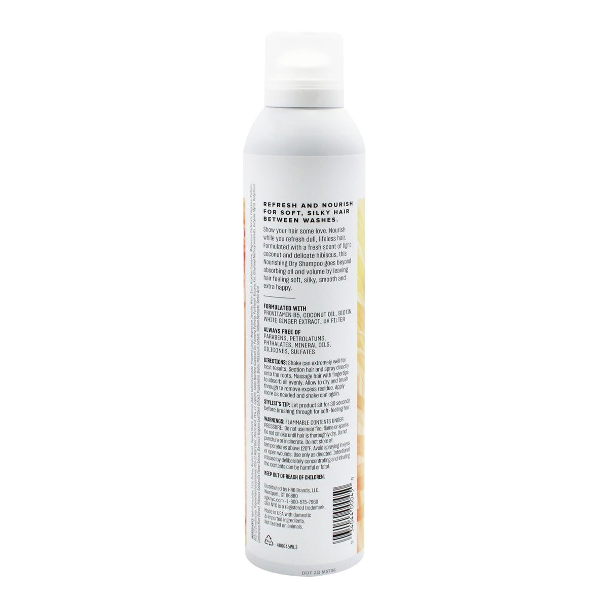 Nourishing Dry Shampoo with Pro-Vitamin B5 and Biotin 6.5 oz P4548