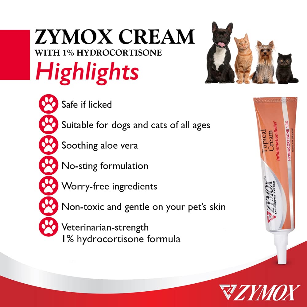 Veterinarian Strength Topical Cream with 1% Hydrocortisone 1oz T55269