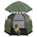 Olive Green Pop-Up Play Yard U958691