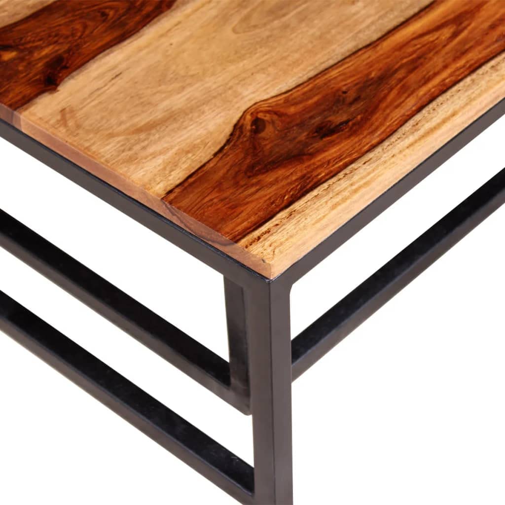 Two Piece Nesting Coffee Table Solid Sheesham Wood J516158