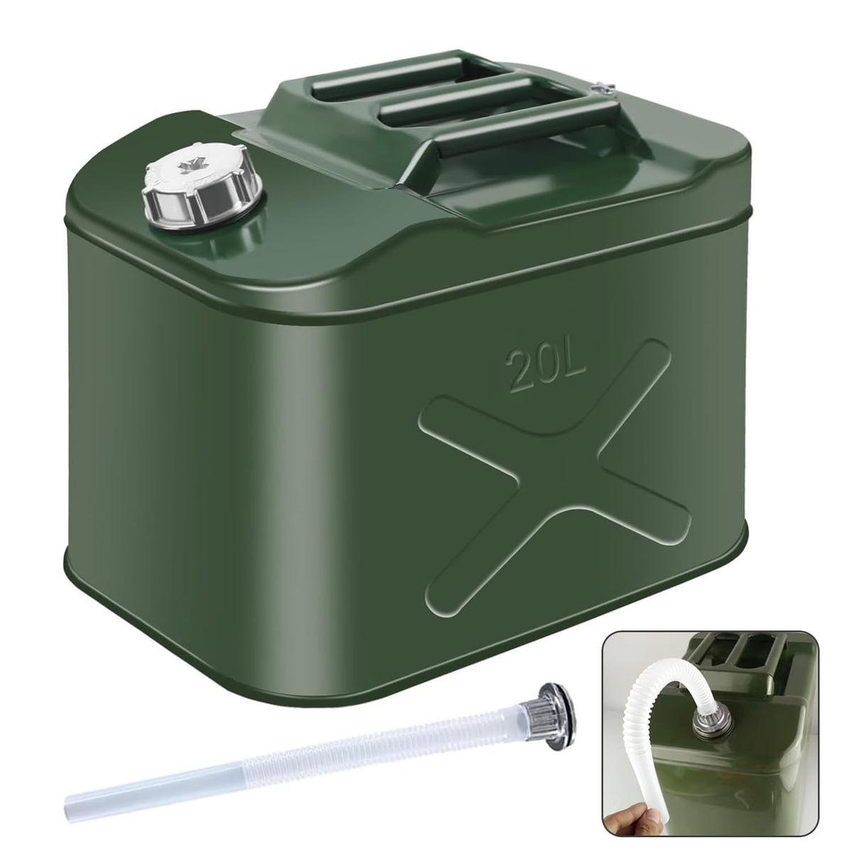 5 Gallon Metal Watering Can with Removable Spout A42658