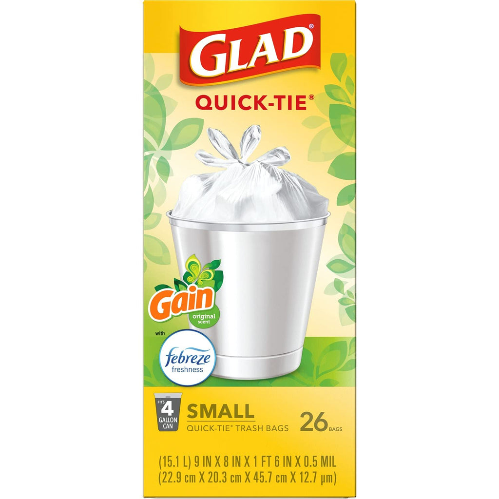 4 Gal 26 Count Trash Bags Pack of 6 E277092