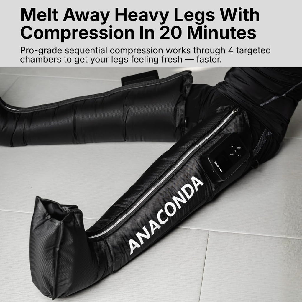 Wireless Leg Compression Boots with 4 Sequential Zones, 3 Modes, 4-Hour Battery V68427