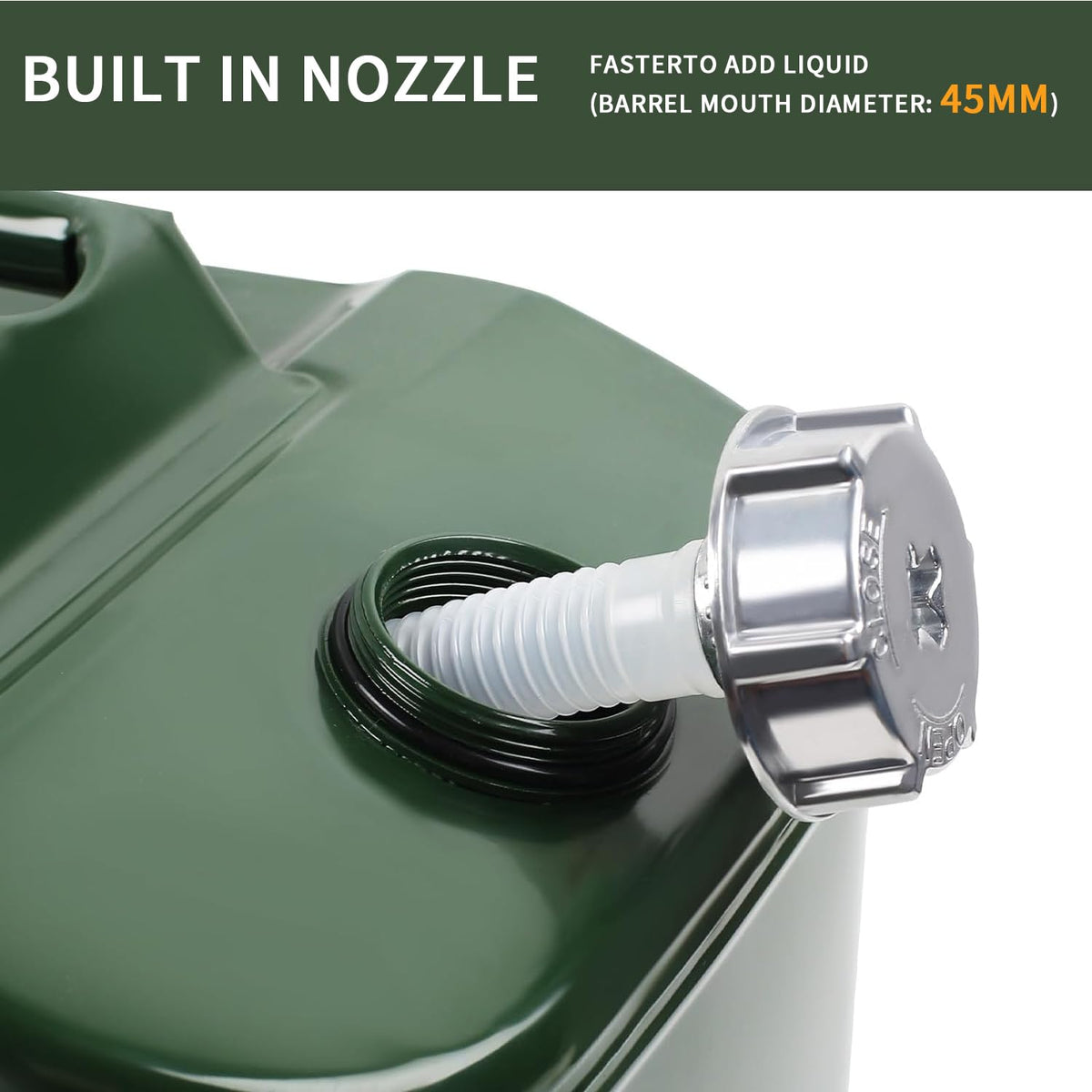 5 Gallon Metal Watering Can with Removable Spout A42658