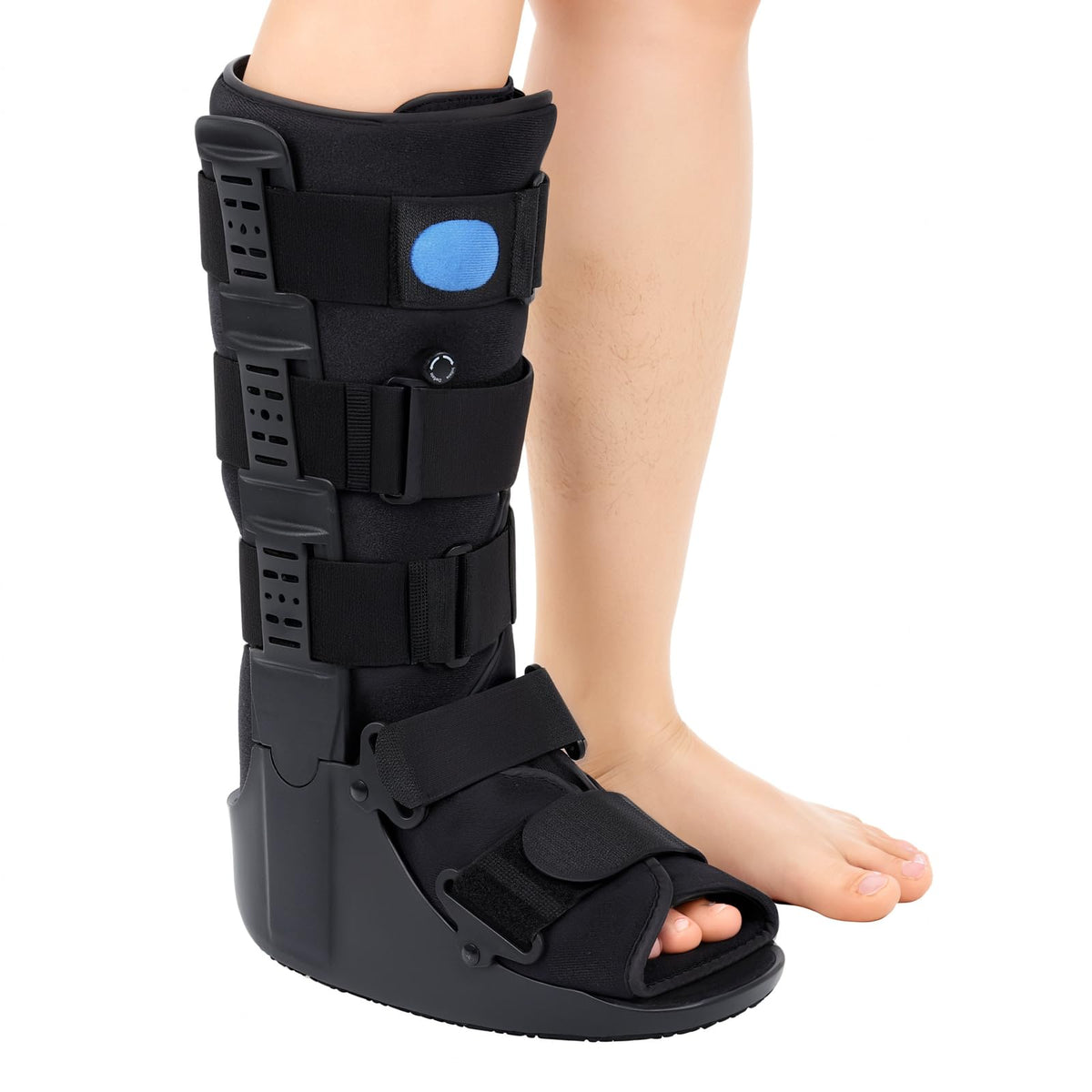 Black Small Tall Inflatable Walking Boot H710156