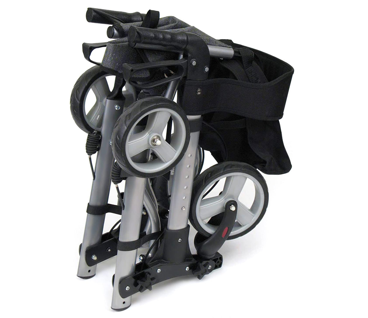Adjustable Rollator with Seat and Backrest H379024