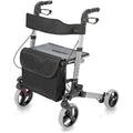 Adjustable Rollator with Seat and Backrest H379024