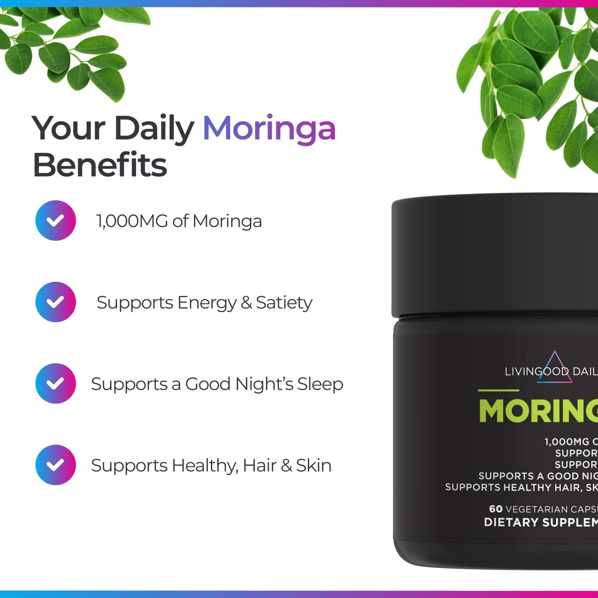 Moringa Capsules 1000mg 60 Capsules G571260