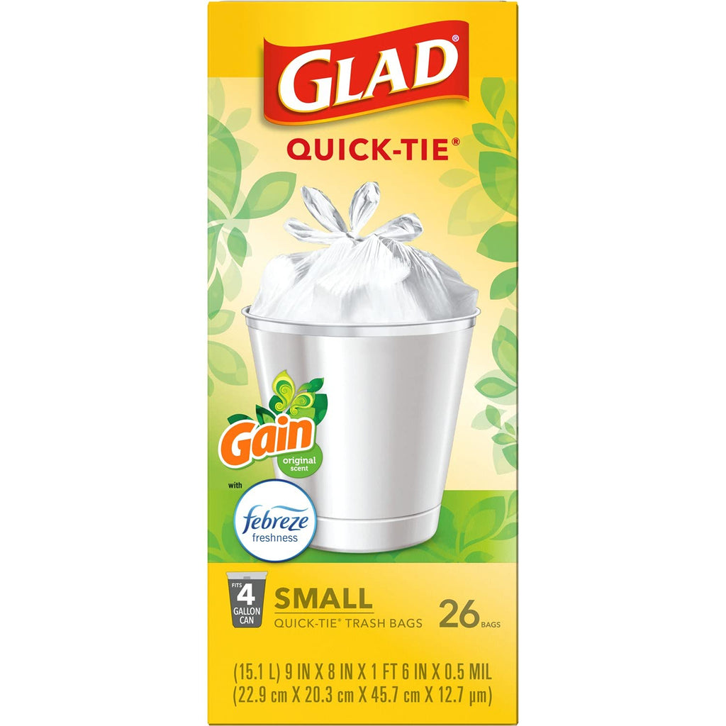 4 Gal 26 Count Trash Bags Pack of 6 E277092