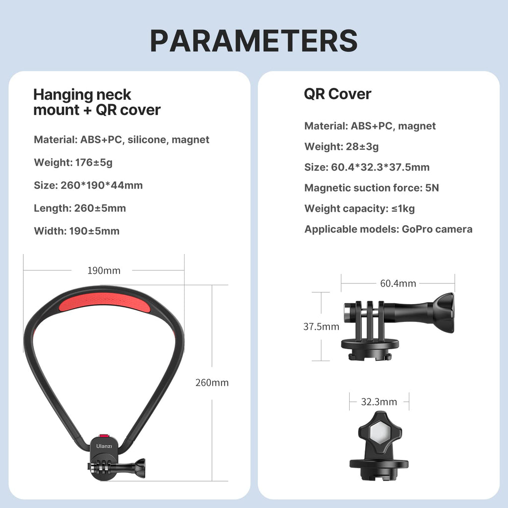 Magnetic Neck Mount for Action Cameras E5451