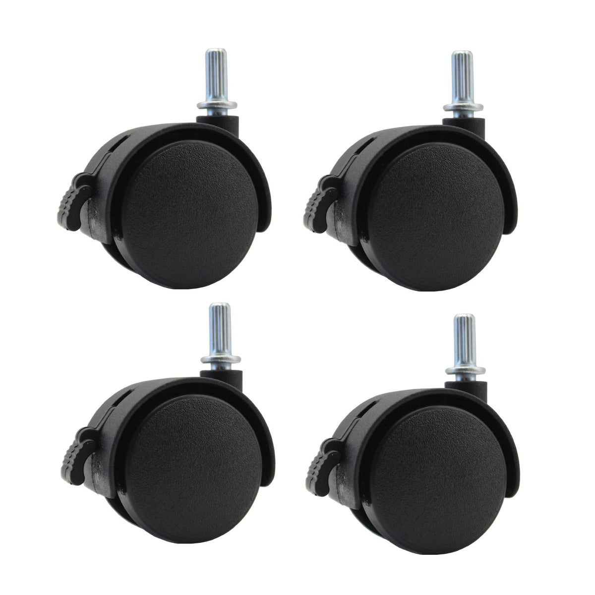 1.5 Inch Locking Swivel Caster Wheels 4 Pack N396354