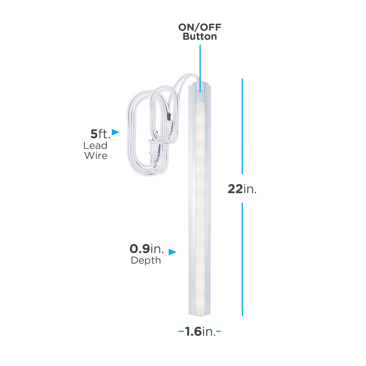 22 Inch LED Under Cabinet Light Fixture L704