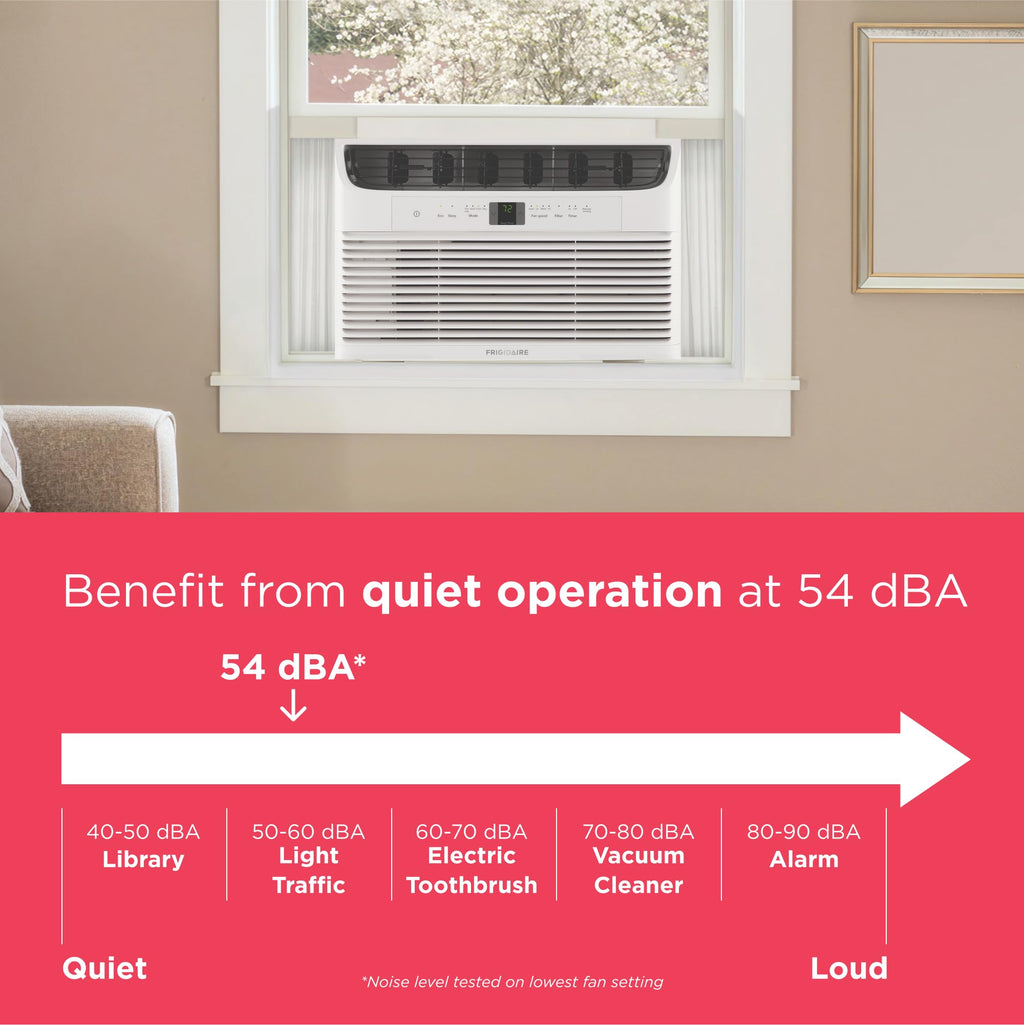 8,000 BTU White Window Air Conditioner with Remote Control G862