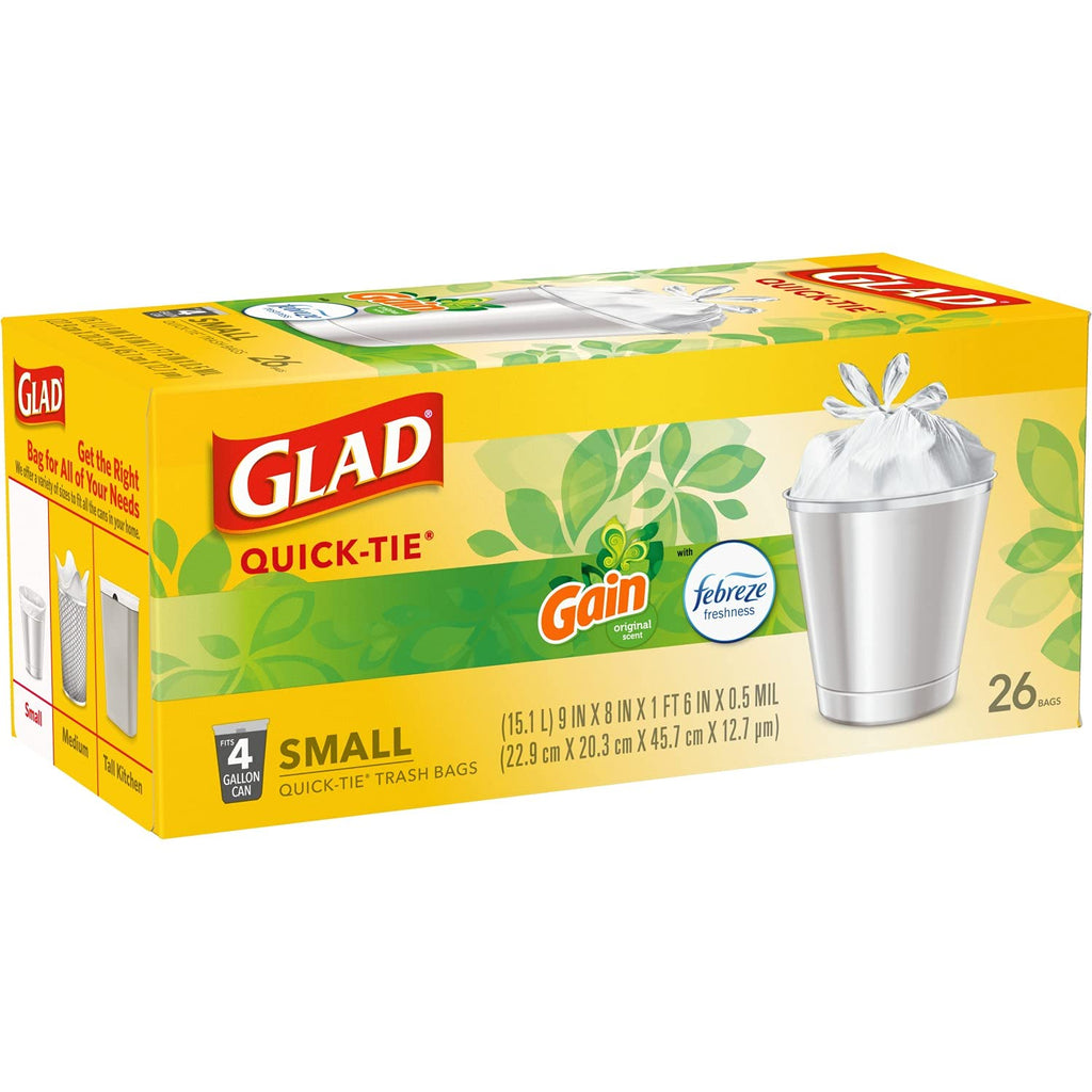4 Gal 26 Count Trash Bags Pack of 6 E277092