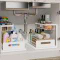 Under Sink 2 Tier Pull Out Cabinet Organizer U745553
