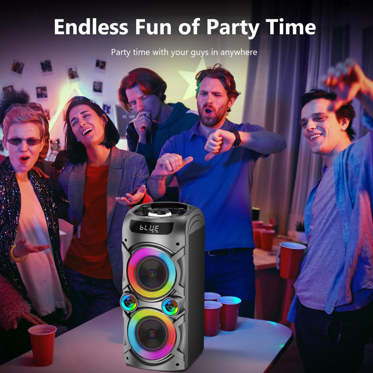 100W Portable Bluetooth Speaker F607787