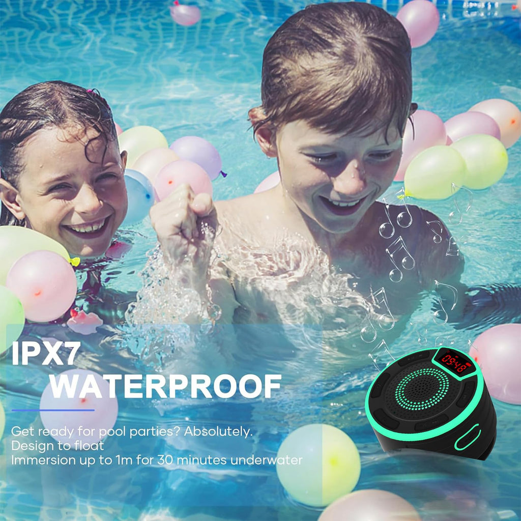 IPX7 Waterproof Portable Bluetooth Speaker with Suction Cup O592230
