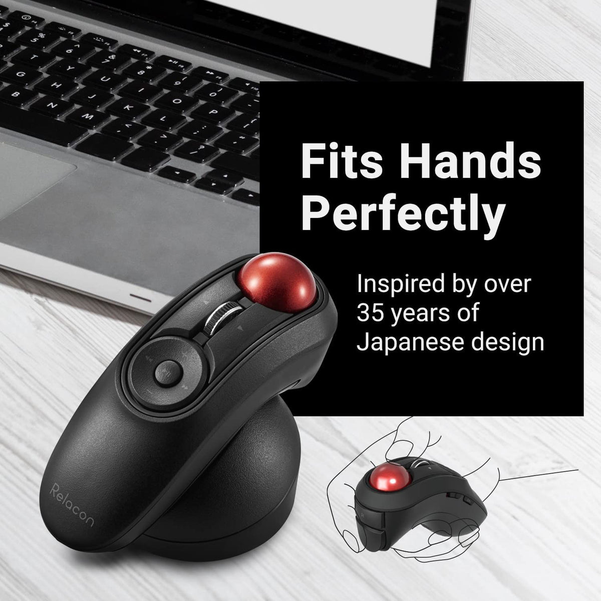 Wireless Handheld Trackball Mouse U638678